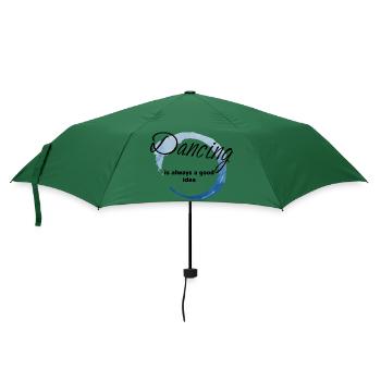 Dancing Dance Music - Regenschirm (klein) - Flaschengrün - Vorne