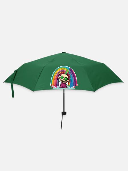 Pride Zombie 02 - Regenschirm (klein) - Flaschengrün