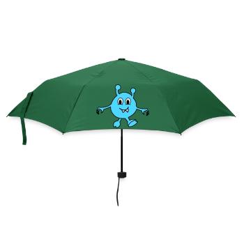 monster alien - Regenschirm (klein) - Flaschengrün - Vorne