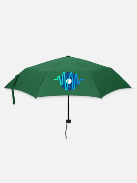 Musik-Sound - Regenschirm (klein) - Flaschengrün