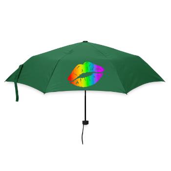 The Pride Kiss - Regenschirm (klein) - Flaschengrün - Vorne