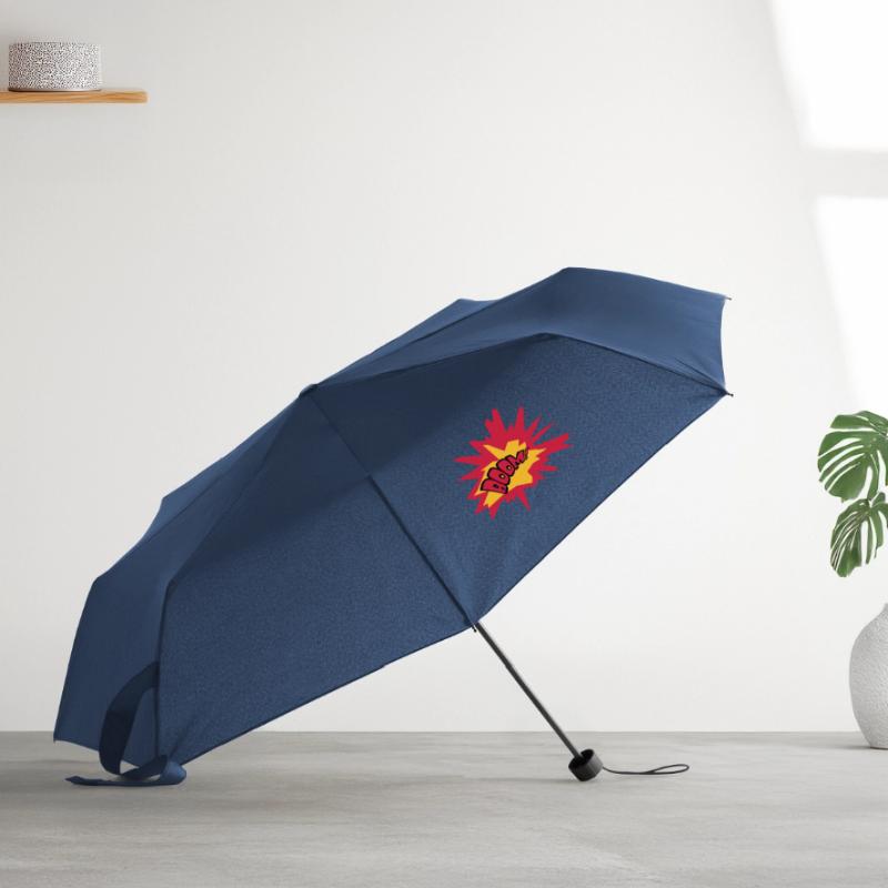 boom text fire flame hot tnt dynamite explode Umbrella (small)