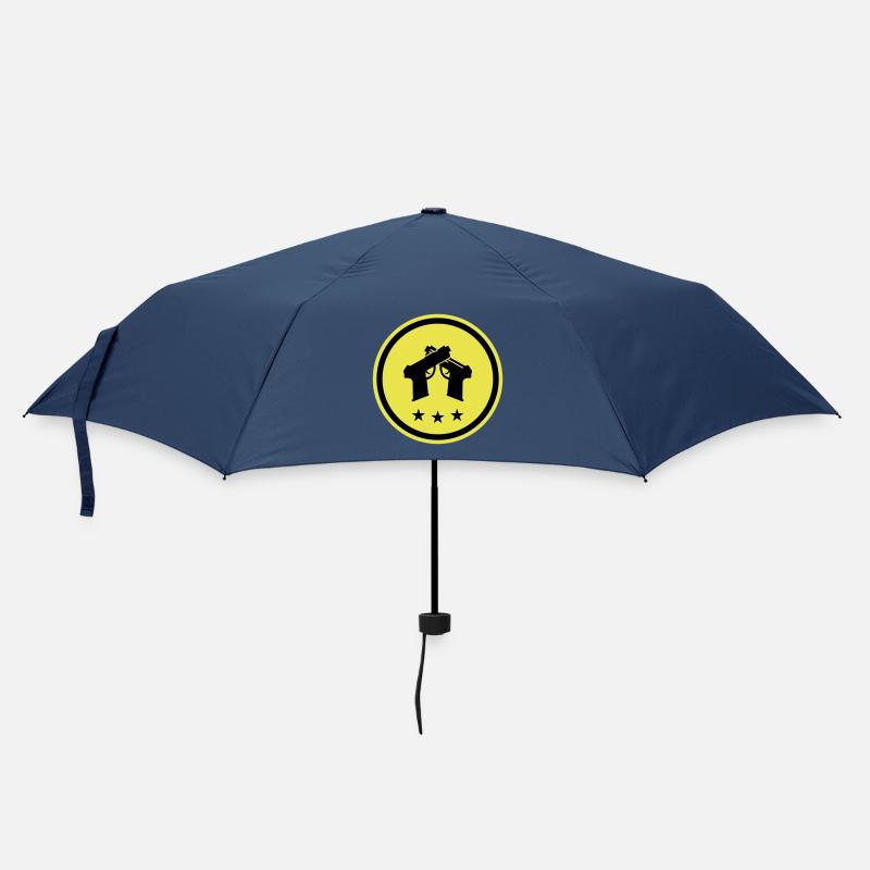 Pistole Symbol - Regenschirm (klein) - Navy