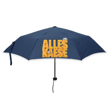 Alles Kaese - Regenschirm (klein) - Navy - Vorne
