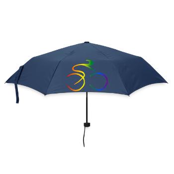 Bicycle Rainbow - Parapluie standard - marine - Devant