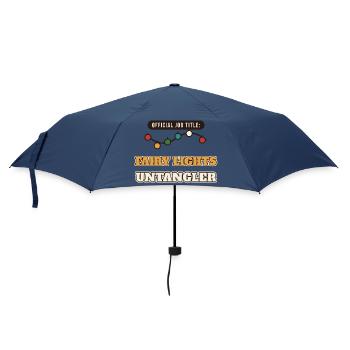 Offizieller Jobtitel: Feenlichter Entwirrer - Regenschirm (klein) - Navy - Vorne