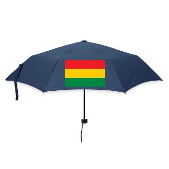 Flag of the Reggae - Rastafari Rasta Roots - Regenschirm (klein) - Navy - Vorne