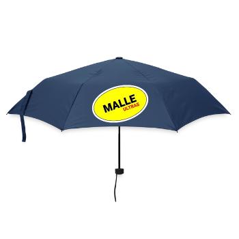 Autocollant ovale jaune Malle Ultras - Parapluie standard - marine - Devant