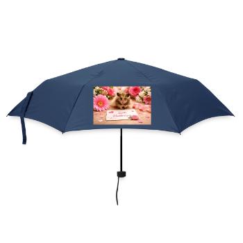 Chico 11: Muttertag 2026 - Regenschirm (klein) - Navy - Vorne