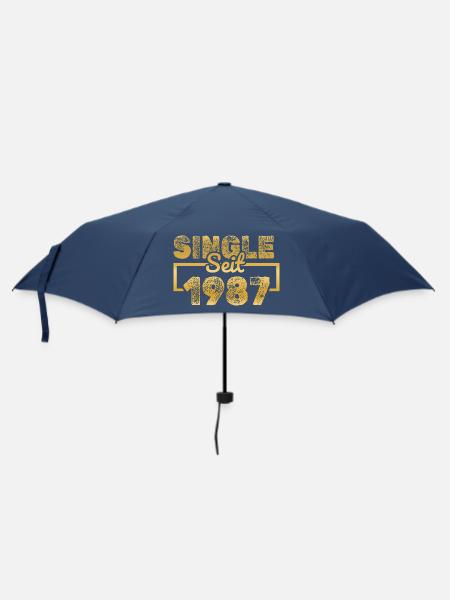 1987 - Regenschirm (klein) - Navy