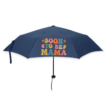 Bald Mama - Regenschirm (klein) - Navy - Vorne