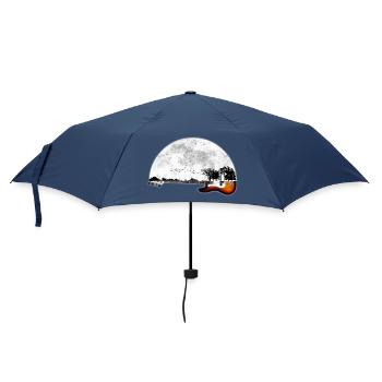 Gitarre Natur - Regenschirm (klein) - Navy - Vorne