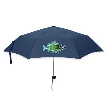 Röntgen Zander - Regenschirm (klein) - Navy - Vorne