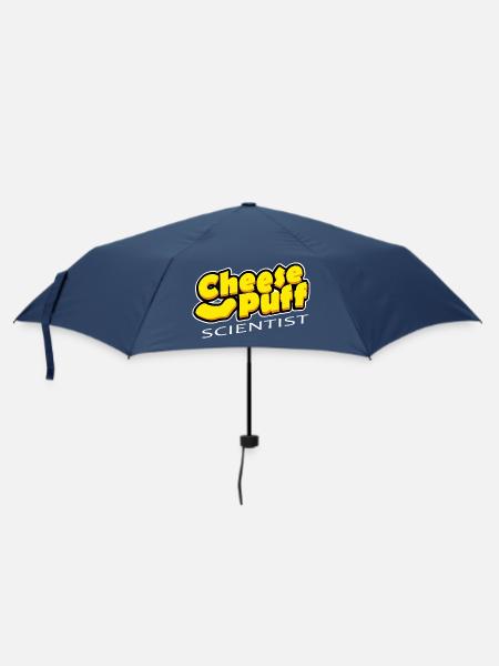 Käse-Puff-Wissenschaftler - Regenschirm (klein) - Navy