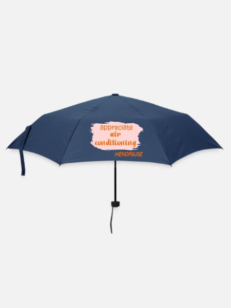 Klimaanlagen-Menopause - Regenschirm (klein) - Navy