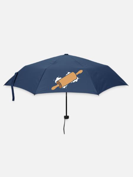 Nudelholz Einfach Symbol - Regenschirm (klein) - Navy