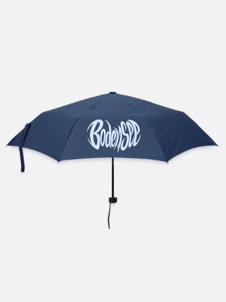 Bodensee Schriftzug - Regenschirm (klein) - Navy