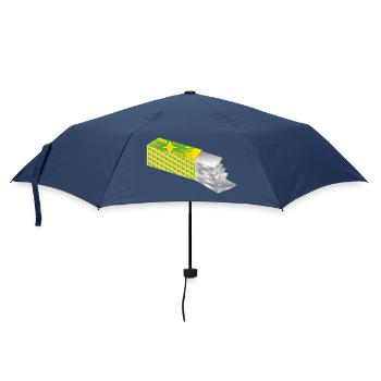 Pack de chewing-gum – Frais, coloré et plein d’énergie - Parapluie standard - marine - Devant