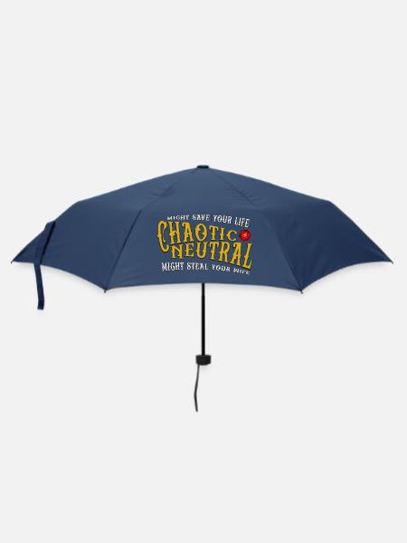 Chaotic Neutral - Umbrella (small) - navy