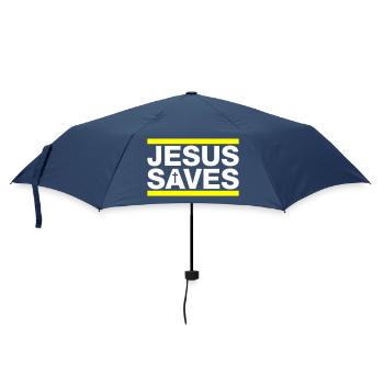 Jésus sauve Christian en disant - Parapluie standard - marine - Devant