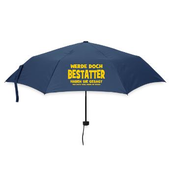 Devenir croque-mort après tout, disaient-ils - Ça fait - Parapluie standard - marine - Devant