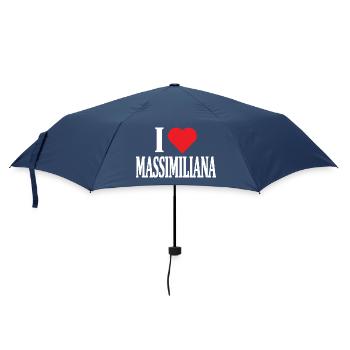 t-shirt I love Massimiliana t-shirt gift idea - Umbrella (small) - navy - Front