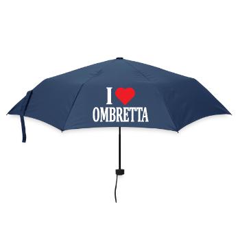 t-shirt I love Ombretta t-shirt gift idea - Umbrella (small) - navy - Front