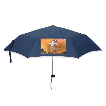 Der Tänzer - Regenschirm (klein) - Navy - Vorne