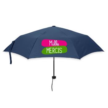 MAÎTRESSE. MAITRE. MERCI. MERCI MAÎTRESSE - Parapluie standard - marine - Devant