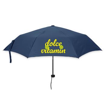 Dolce Vita Vitamin C Limette cool Quotes Sommer  - Regenschirm (klein) - Navy - Vorne