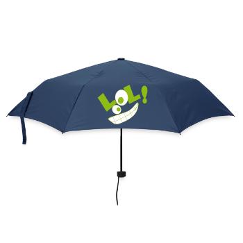 LOL! grün - Regenschirm (klein) - Navy - Vorne