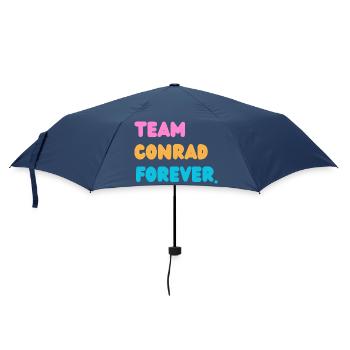 Team Sommer für immer - Regenschirm (klein) - Navy - Vorne