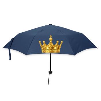Ornement de la couronne d’or - Parapluie standard - marine - Devant