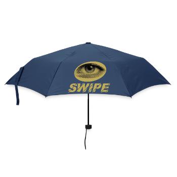Golden Eye Halftone Swipe - Umbrella (small) - navy - Front