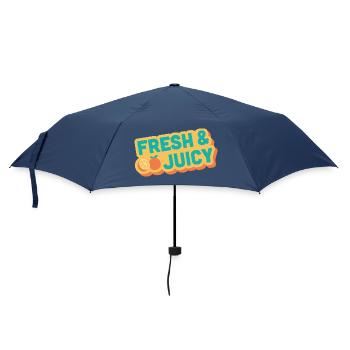 Fresh & Juicy Fruit Design - Regenschirm (klein) - Navy - Vorne