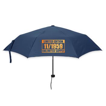 66. Geburtstag Limited Edition - ꝏ Supply 11/1959 - Regenschirm (klein) - Navy - Vorne