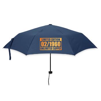 66. Geburtstag Limited Edition - ꝏ Supply 02/1960 - Regenschirm (klein) - Navy - Vorne