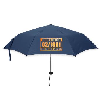 45e anniversaire Édition Limitée - ꝏ Fourniture 02/1981 - Parapluie standard - marine - Devant