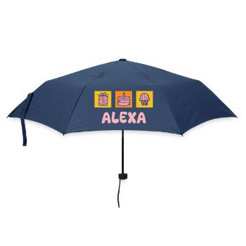 First name Alexa - Umbrella (small) - navy - Front
