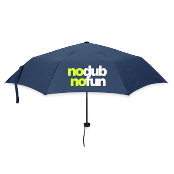 No Dub No Fun - Regenschirm (klein) - Navy - Vorne