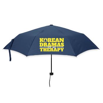 Les drames coréens sont des K-dramas jaunes de thérapie - Parapluie standard - marine - Devant
