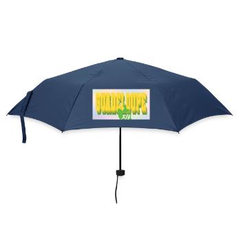 Guadeloupe 971 Souvenir-Geschenkkarte - Regenschirm (klein) - Navy - Vorne