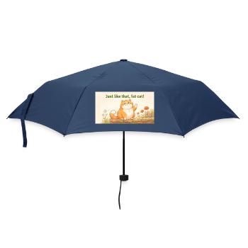 GENAU WIE DIESE FETTE KATZE - Regenschirm (klein) - Navy - Vorne