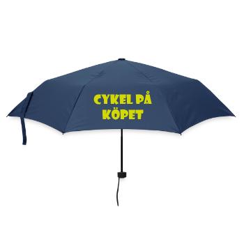 Humour parlant de Duva – Göteborg - Parapluie standard - marine - Devant