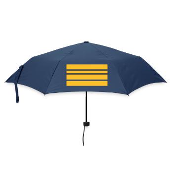 Fregattenkapitän - Regenschirm (klein) - Navy - Vorne