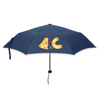 Cheese and pasta Perfect together - Umbrella (small) - navy - Front