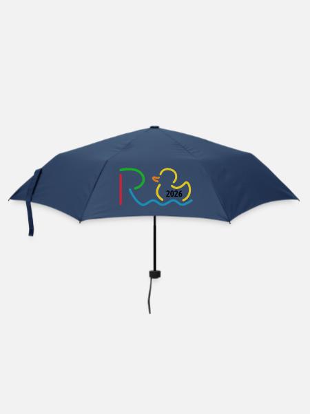 Rente 2026 - Ruhestand - Pension - Regenschirm (klein) - Navy