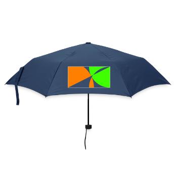 Stay on the ball! - Umbrella (small) - navy - Front