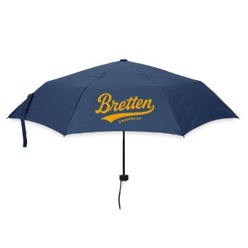 Bretten Baden Schriftzug - Regenschirm (klein) - Navy - Vorne