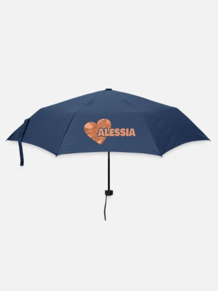Alessia - Regenschirm (klein) - Navy